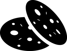 Cookies Symbol For Interface Vinyl Svg File, Free Vectors File
